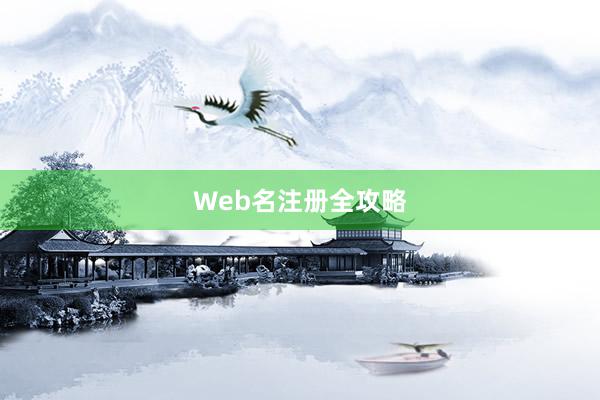 Web名注册全攻略