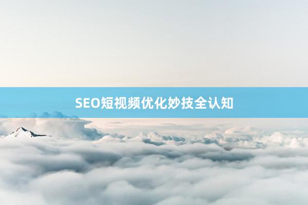 SEO短视频优化妙技全认知